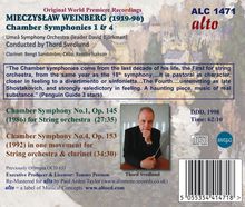 Mieczyslaw Weinberg (1919-1996): Kammersymphonien Nr.1 &amp; 4, CD
