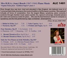 Amy Beach (1867-1944): Klavierwerke, CD