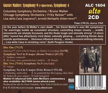 Gustav Mahler (1860-1911): Symphonien Nr.4 &amp; 9, 2 CDs