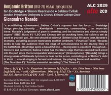 Benjamin Britten (1913-1976): War Requiem op.66, 2 CDs