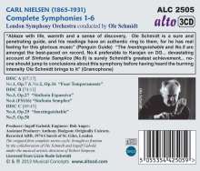 Carl Nielsen (1865-1931): Symphonien Nr.1-6, 3 CDs