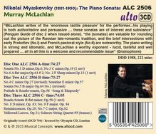 Nikolai Miaskowsky (1881-1950): Klaviersonaten Nr.1-9, 3 CDs