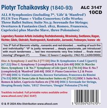 Peter Iljitsch Tschaikowsky (1840-1893): Tschaikowsky-Collection (Complete 8 Symphonies!), 10 CDs