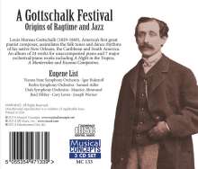 Louis Moreau Gottschalk (1829-1869): Werke für Klavier solo, Klavier 4-händig und Klavier mit Orchester, 3 CDs