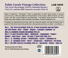 Pablo Casals - Vintage Collection, 5 CDs