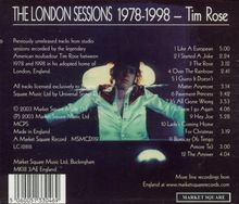 Tim Rose: The London Sessions, CD