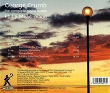 George Crumb (1929-2022): Sämtliche Klavierwerke, 2 CDs