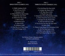 Disc 1: TOTO Classics. Songs: "Africa" (4:55), "Rosanna" (5:40). Disc 2: Ray Charles Tribute. Songs: "Georgia On My Mind" (3:59).