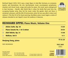 Reinhard Oppel (1878-1941): Klavierwerke Vol.1, CD