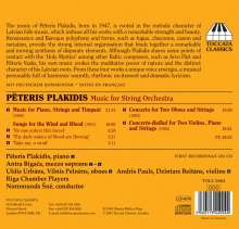 Peteris Plakidis (geb. 1947): Werke für Streichorchester, CD