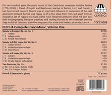 Anton Reicha (1770-1836): Sämtliche Klavierwerke Vol.1, CD