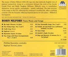 Robin Milford (1903-1959): Lieder, CD
