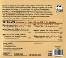 Georg Philipp Telemann (1681-1767): Harmonischer Gottesdienst Vol.1 (Kantaten für hohe Stimme, Blockflöte, Bc / Hamburg 1725/26), CD