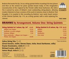 Johannes Brahms (1833-1897): Brahms by Arrangement Vol.1, CD
