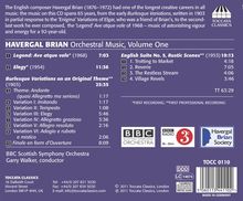 Havergal Brian (1876-1972): Orchesterwerke Vol.1, CD