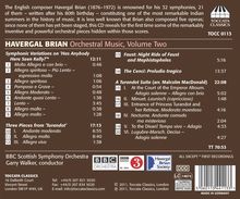 Havergal Brian (1876-1972): Orchesterwerke Vol.2, CD