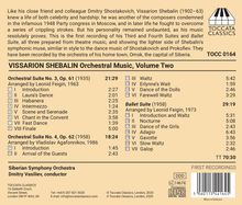Wissarion Schebalin (1902-1963): Orchesterwerke Vol.2, CD
