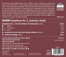 Mihkel Kerem (geb. 1981): Symphonie Nr.3, CD
