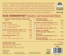 Oleg Komarnitsky (1946-1998): Kammermusik, CD