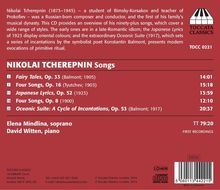 Nicolai Tscherepnin (1873-1945): Oceanic Suite  (Liederzyklus), CD