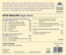 Otto Malling (1848-1915): Orgelwerke, CD