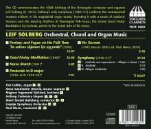 Leif Solberg (1914-2016): Orchester-, Chor- und Orgelwerke, CD