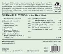 William Hurlstone (1876-1906): Sämtliche Klavierwerke, CD