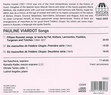 Pauline Viardot-Garcia (1821-1910): Lieder, CD