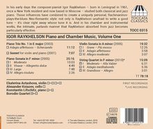 Igor Raykhelson (geb. 1961): Klavierwerke &amp; Kammermusik Vol.1, CD