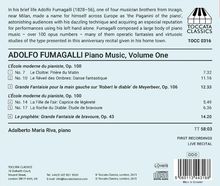 Adolfo Fumagalli (1828-1856): Klavierwerke Vol.1, CD