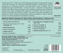 Francesco Nicola Fago (1677-1745): Kantaten für Solostimme &amp; Bc Vol.2, CD
