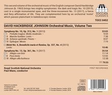 David Hackbridge Johnson (geb. 1963): Orchesterwerke Vol.2, CD