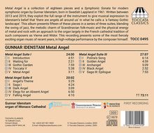 Gunnar Idenstam (geb. 1961): Metal Angel-Suiten Nr.1-3 für Symphonische Orgel, CD