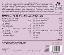 Manuel Maria Ponce (1882-1948): Orchesterwerke Vol.1, CD