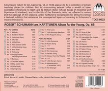 Robert Schumann (1810-1856): Album für die Jugend op.68 Nr.1-43 (arr. für Streichtrio von Anssi Karttunen), CD