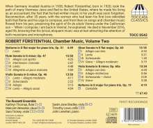 Robert Fürstenthal (1920-2016): Kammermusik Vol.2, CD