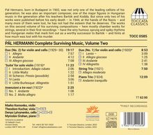 Pal Hermann (1901-1944): Complete Surviving Music Vol.2, CD