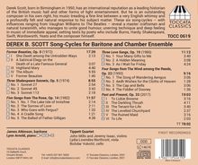 Derek B. Scott (geb. 1950): 6 Liederzyklen für Briton &amp; Kammerensemble, CD