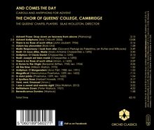 Queens College Choir Cambridge - And Comes The Day (Carols &amp; Antiphons for Advent), CD