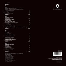 Das Bild zeigt eine Trackliste mit zwei Schallplatten namens "MOSAIC" von "ORCHID CLASSICS".