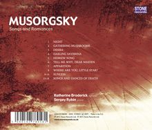 Modest Mussorgsky (1839-1881): Lieder &amp; Romanzen, CD