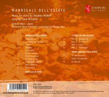 Stephen McNeff (geb. 1951): Madrigali dell'Estate (Music for Voice), CD