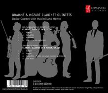 Johannes Brahms (1833-1897): Klarinettenquintett op.115, CD