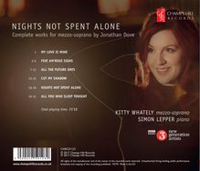 Jonathan Dove (geb. 1959): Lieder "Nights Not Spent Alone", CD