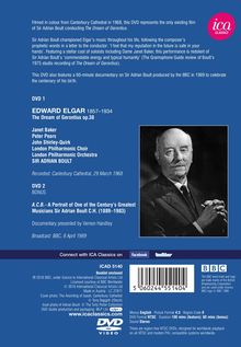 Edward Elgar (1857-1934): The Dream of Gerontius op.38, 2 DVDs