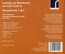Ludwig van Beethoven (1770-1827): Symphonien Nr.1 &amp; 5 (Fassung für Klavierduett von Carl Czerny), CD