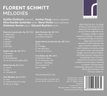 Florent Schmitt (1870-1958): Lieder "Melodies", CD