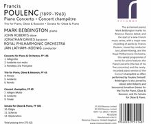 Francis Poulenc (1899-1963): Klavierkonzert, CD