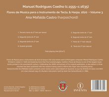 Manuel Rodrigues Coelho (1555-1635): Flores de Musica Pera o Instrumento de Tecla &amp; Harpa, 1620 - Vol.3, CD