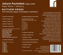 Johann Pachelbel (1653-1706): Sämtliche Orgelwerke Vol.3, CD